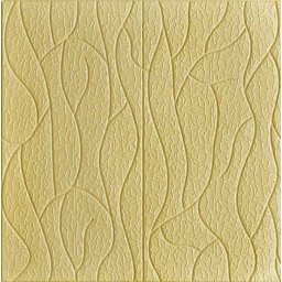 3D tapete - Floral oker