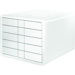 Han police za dok. sa fiokama I box, 5 fioka bela ( 05PD1551A )