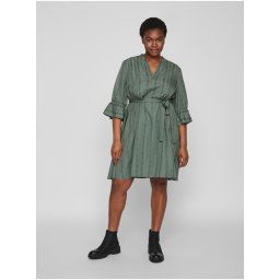 Dark green women's patterned dress VILA Etna - Women's