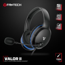 Slusalice Gaming Fantech MH89 Valor II crne