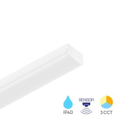 LED CCT nadgradna lampa 119cm 36W, senzor