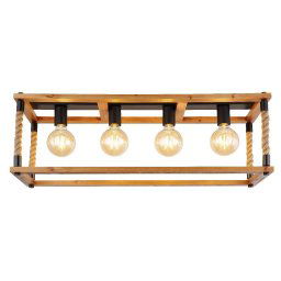 LUSTER 4XE27 VERNON 15691 4D GLOBO