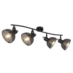 SPOT LAMPA 4XE27 PANTALLA 54016 4 GLOBO