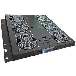 Ventilator panel sa 6 ventilatora sa digitalnim kontrolerom Mirsan MR.FAN6DT.01 Crni