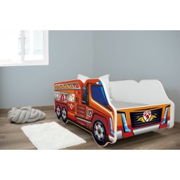 Dečiji krevet 140x70 truck FIRETRUCK
