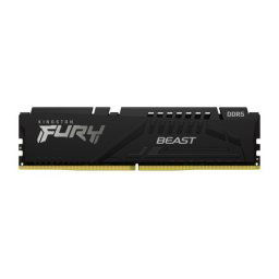 Kingston ddr5 32gb (2x16gb) 6800mt/s [fury beast rgb], non-ecc udimm, cl34 1.4v, 288-pin 1rx8, black, memory kit, w/rgb heatsink, xmp ( KF5