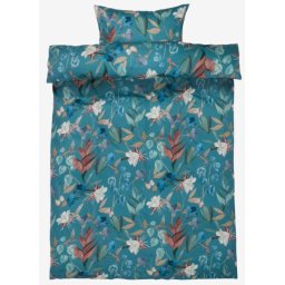 Posteljina saten 140x200 plava