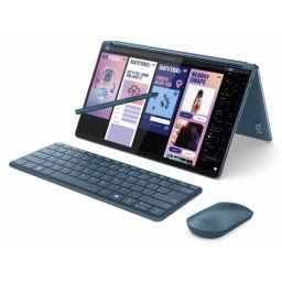 Laptop LENOVO Yoga Book 9 13IMU9 Win11 Home2x13.3" 2.8K OLED TouchU7-155U32GB1TB SSDpetrol' ( '83FF001YRM' )