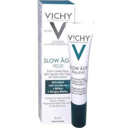 VICHY SLOW ÂGE EYES Dnevna ciljana nega za područje oko očiju koja deluje na znakove starenja u nastajanju, 15 ml