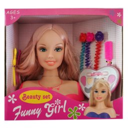 Igračka za devojčice Funny girl - glava za šminkanje ( 821000 )