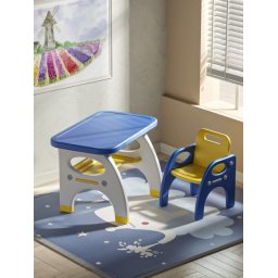 Feelkids Komplet: sto + stolica za decu - Teget / žuta ( 20698 )