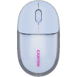 Canyon OnClick 24 BT/ Wireless Transparent/Blue miš ( CNS-CMSW24BL )