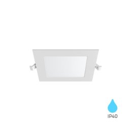 Ugradni vodootporni kvadratni LED paneli od 6W (Boja svetlosti: ZUTA - 3000 kelvina)