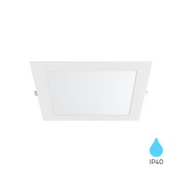 Ugradni vodootporni kvadratni LED paneli od 12W (Boja svetlosti: ZUTA - 3000 kelvina)