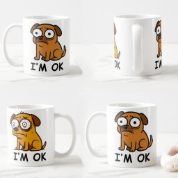 Keramicka šolja Pas I'm OK