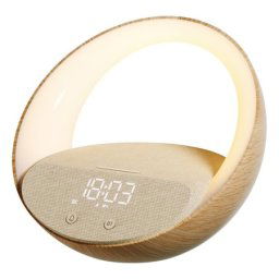 Moye Aurora Glow Lamp with Clock, Wireless speaker and Wi-Fi charger ( 066242 )