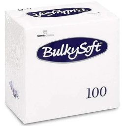 BulkySoft salveta bela 24x24cm 100/1 2sl (20 pak) ( 153-C32196E10 )