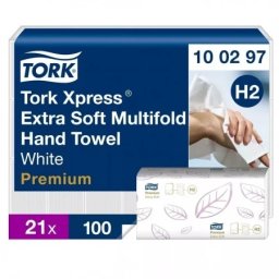 Tork M složivi H2 papirni ubrus 2sl (21 pak) ( Tork-100297 )
