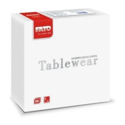 Fato Airlaid salveta bela 40x40cm 50/1 1sl (pak) ( FATO-88400100 )