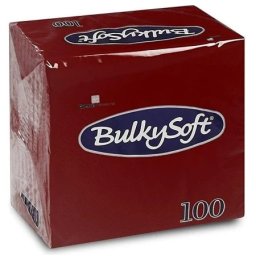 BulkySoft salveta bordo 33x33cm 100/1 2sl (20 pak) ( 154-C32170E10 )