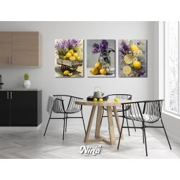 Moderne slike na platnu Limun i lavanda ms230