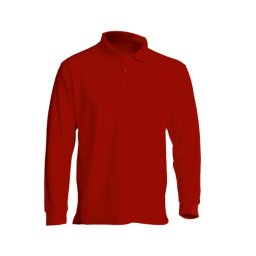 JHK muška polo majica dugih rukava, crvena veličina l ( pora210lsrdl )