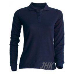 JHK ženska polo majica dugi rukav, plava veličina s ( popl200lsnys )