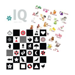 IQ sklopiva podloga sa dva lica Kontrasti + Azbuka 150x150x1 cm( 18204 )