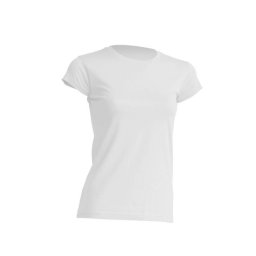 Jhk Ženska t-shirt majica kratki rukav r-neck bela veličina l ( tsrlcmfwhl )