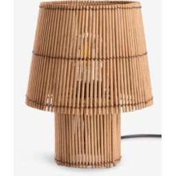 Stona lampa fi 19xV25cm bambus