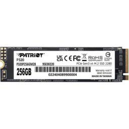Patriot p320 2200mbs/1200mbs p320p256gm28 SSD M.2 NVMe 256GB ( 5890 )