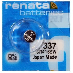 RENATA SWITZERLAND 1.55V 337/SR416SW SREBRO OKSID/DUGME BATERIJA SAT