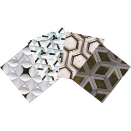 KESA UKRASNA L 26X32X10 OP2342 GEOMETRJSKI OBLICI WY