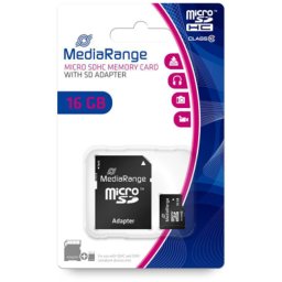 MICRO SDHC KARTICA SA ADAPTEROM MEDIARANGE 8GB CLASS-10 *TH *SR