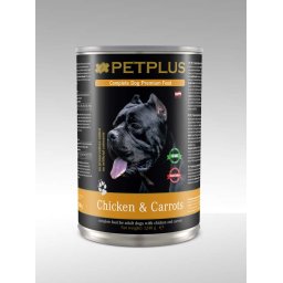PetPlus konzerva za pse - piletina i šargarepa 1240g