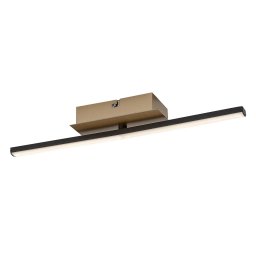 LED LUSTER 8W NW 4000K PRIRODNO BELA DEMIR CRNA DRVO 71397 RABALUX