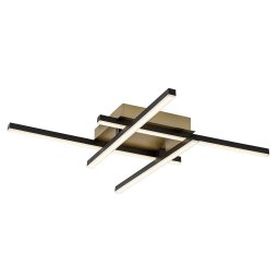 LED LUSTER 24W NW 4000K PRIRODNO BELA DEMIR CRNA DRVO 71398 RABALUX