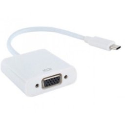 E-green adapter usb 3.1 tip c (m) - vga (f) beli ( 16242 )