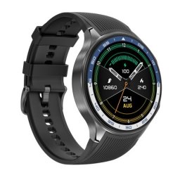 Smart watch dt watch x crni (crna silikonska i braon kozna narukvica) ( SW391 )