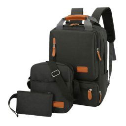 Ranac za laptop bp-07 set 3u1 (ranac i dve torbice) crni ( T157 )