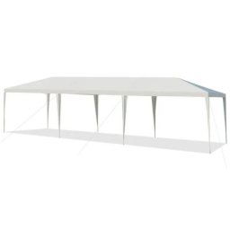 Paviljon za zabave 9x3m Beli bez stranica ( 1682 )