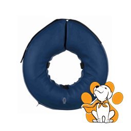 Trixie Protective Collar M, Plutajuća Kragna Na Naduvavanje, Plava