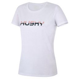 Women's cotton T-shirt HUSKY Tee Wild L white