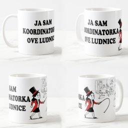 Keramicka šolja Koordinatorka ludnice