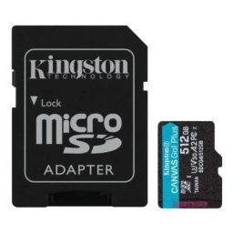 Kingston+SD adapter SDCG4/512GB - 200/160 MB/s Micro SD Card 512GB