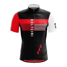 Doltcini pro dres kratkog rukava - pozza crno crveni,3xl ( 1663-3XL )