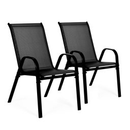 Set od 2 baštenske stolice black MultiGarden