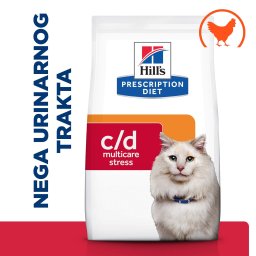 Hill’s Prescription Diet Cat C/D Urinary Stress Piletina 1,5kg