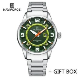 Naviforce nf8044 zeleni muški ručni sat kvarcni mehanizam ( NF8044 ZELENI )
