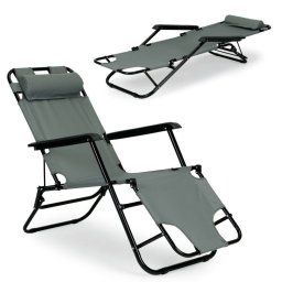 BAŠTENSKA FOTELJA ZERO GRAVITY DARK GRAY